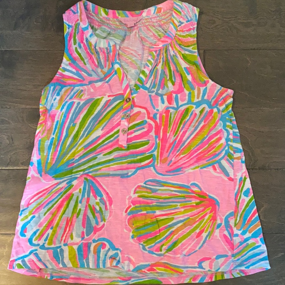 Lilly Pulitzer Shellabrate S Essie Knit Tank